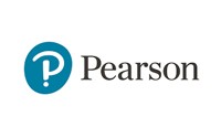 Logo of Pearson, featuring a stylized "P" inside a blue oval on the left side and the word "Pearson" in black text to the right. The design is clean and simple, with a modern sans-serif font.