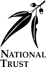 Logo in black and white featuring a stylized figure with two dots for the head and elongated lines resembling limbs or movement. Below the figure, partially visible text reads "ATIONAL TR T.